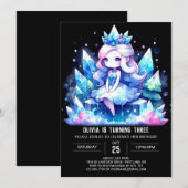 Simple Happy Princess Birthday Einladung (Vorne/Hinten)