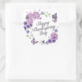 Simple Happy Thanksgiving Butterflies Sticker Sieg (Tasche)