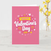 Simple Happy Valentines Card Karte (Gelbe Blume)