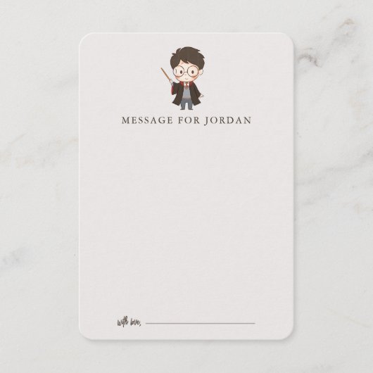 Simple Harry Potter Baby Shower Begleitkarte (Vorderseite)