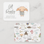 Simple Harry Potter Baby Shower Enclosure Card Begleitkarte (Vorne/Hinten)