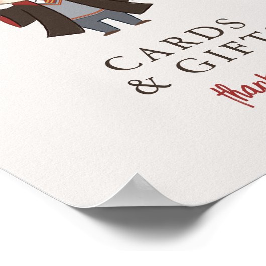 Simple Harry Potter Baby Shower Poster (Ecke)