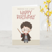 Simple Harry Potter Birthday Karte (Gelbe Blume)