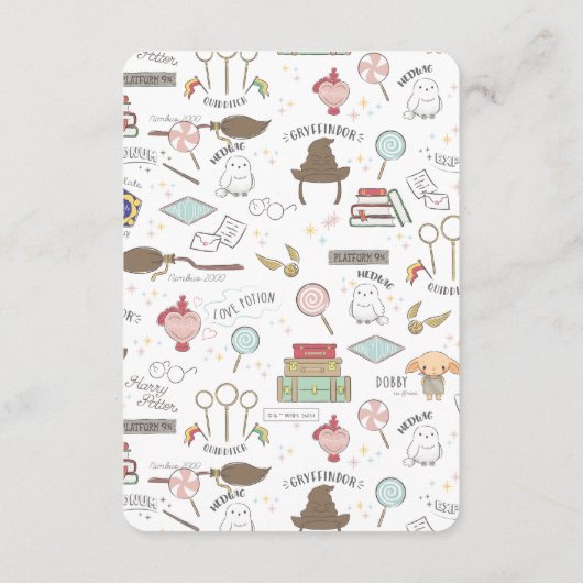 Simple Harry Potter - Dobby Baby Shower Begleitkarte (Rückseite)