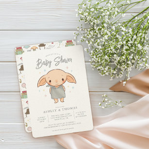 Simple Harry Potter - Dobby Baby Shower Einladung