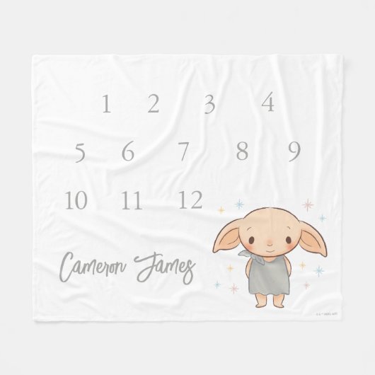 Simple Harry Potter - Dobby Baby Shower Fleecedecke (Vorderseite (Horizontal))