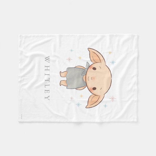 Simple Harry Potter - Dobby Baby Shower Fleecedecke (Vorderseite (Horizontal))