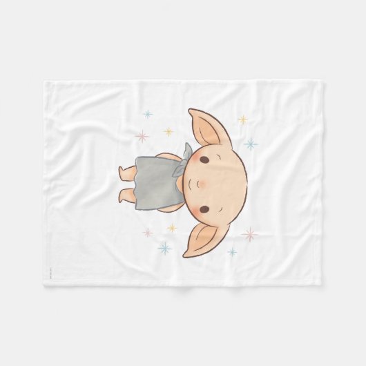 Simple Harry Potter - Dobby Baby Shower Fleecedecke (Vorderseite (Horizontal))