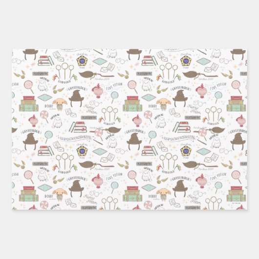 Simple Harry Potter - Dobby Baby Shower Geschenkpapier Set (Vorderseite 3)