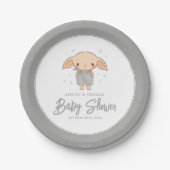 Simple Harry Potter - Dobby Baby Shower Pappteller (Vorderseite)