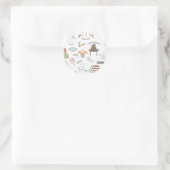 Simple Harry Potter - Dobby Baby Shower Runder Aufkleber (Tasche)