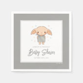Simple Harry Potter - Dobby Baby Shower Serviette (Vorderseite)