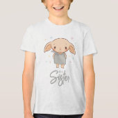 Simple Harry Potter - Dobby Baby Shower Tri-Blend Shirt (Vorderseite)