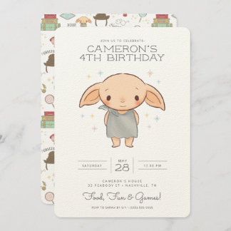 Simple Harry Potter - Einladung von Dobby zum Gebu