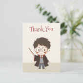 Simple Harry Potter vielen Dank Postkarte (Stehend Vorderseite)