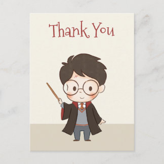Simple Harry Potter vielen Dank Postkarte