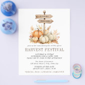 Simple Harvest Festival Pumpkin Flyer (Einzeln)