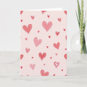 Simple Hearts Liebeskarte Karte
