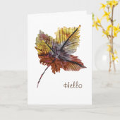 Simple Hello Card for Friend Karte (Gelbe Blume)