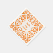 Simple Hello My Friend Napkin Serviette (Ecke)