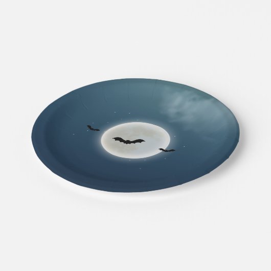 Simple Helloween Party Pappteller (Schrägansicht)