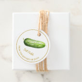 Simple Homemade Dill Pickle Cucumber Hang Tag Geschenkanhänger (Beispiel)
