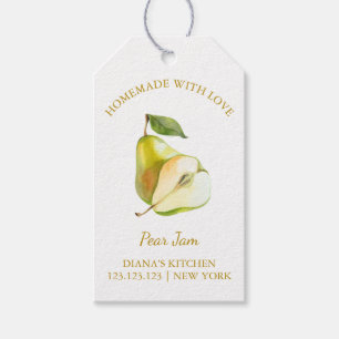 Simple Homemade Peak Jam Hang Tag l White Geschenkanhänger