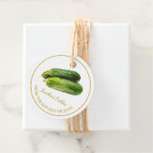 Simple Homemade Zucchini Pickles Hang Tag Geschenkanhänger (Beispiel)
