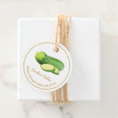 Simple Homemade Zucchini Pickles Hang Tag Geschenkanhänger (Beispiel)