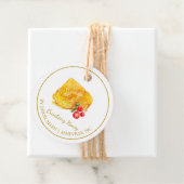 Simple Honeycomb Cranberry Infused Honey Hang Tag Geschenkanhänger (Beispiel)