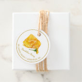 Simple Honeycomb Dandelion Infused Honey Hang Tag Geschenkanhänger (Beispiel)