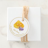 Simple Honeycomb Lilac Infused Honey Hang Tag Geschenkanhänger (Beispiel)