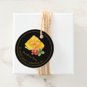 Simple Honeycomb Strawberry Infused Honey Hang Tag Geschenkanhänger (Beispiel)