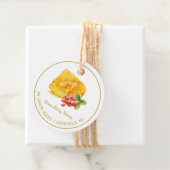 Simple Honeycomb Strawberry Infused Honey Hang Tag Geschenkanhänger (Beispiel)