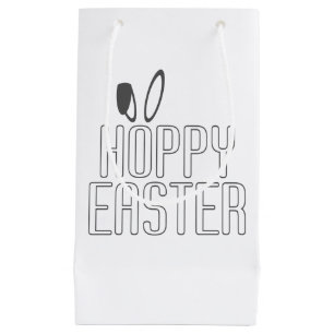 Simple Hoppy Oaster Pun Typografie   Geschenktüte