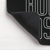 Simple Hoppy Oaster Pun Typografie | Mousepad (Ecke)