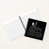 Simple Hoppy Oaster Pun Typografie | Notebook Notizblock (Innenseite)