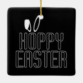 Simple Hoppy Oaster Pun Typografie | Ornament (Rückseite)