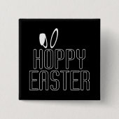 Simple Hoppy Oaster Pun Typografie | Schaltfläche  Button (Vorderseite)