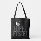 Simple Hoppy Oaster Pun Typografie | Tragetasche Tasche (Rückseite)