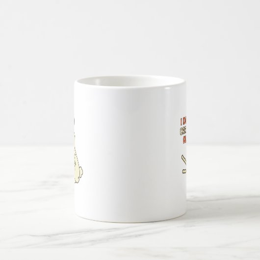 Simple Humor I Dont Carrot All Cute Bunny Carrot Kaffeetasse (Mittel)