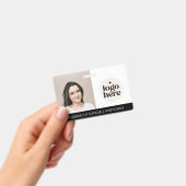 Simple Identification Logo Photo Employee  Ausweis (Handheld)