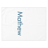 simple initial letter monogram add your name lett tischdecke (Vorderseite (Horizontal))
