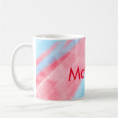 simple initial letter monogram add your name red b kaffeetasse (Links)