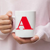 Simple Initial letter |Monogram Cool Kaffeetasse
