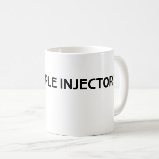Simple Injector mug Kaffeetasse (VorderseiteRechts)