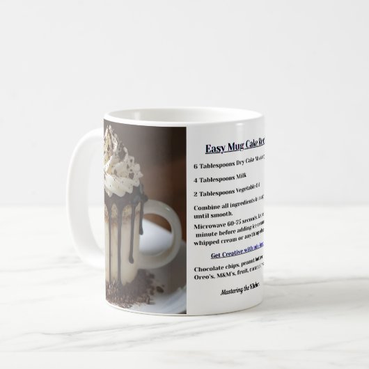 Simple Instant Mug Cake Recipe Kaffeetasse (Vorderseite Links)