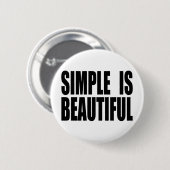 SIMPLE_IS_BEAUTIFUL BUTTON (Vorne & Hinten)