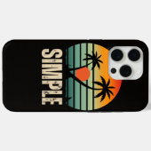 Simple Island Vibes | iPhone 15 Pro Max Case (Rückseite (Horizontal))