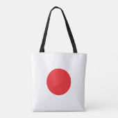 Simple Japan Flag Design Casual Tasche (Rückseite)